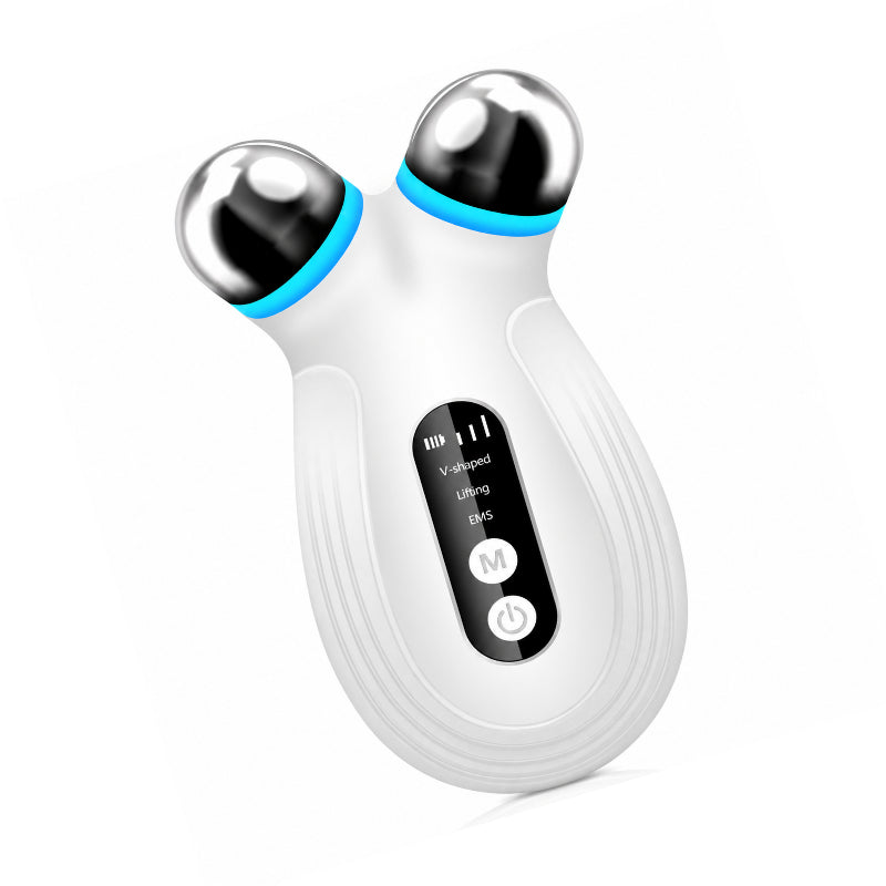 Anti Aging And Wrinkles Microcurrent Facial Device, Boost Skin Care Products Absorption - White