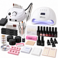 Nail Art Tool Set Nail Polish Glue Phototherapy Lamp
