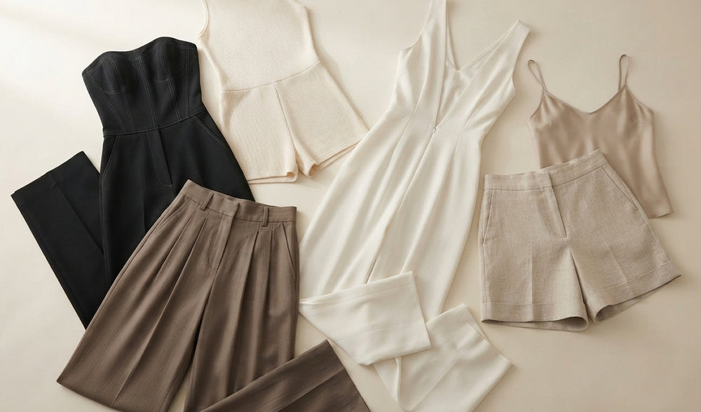 JUMPSUITS, ROMPERS & BOTTOMS