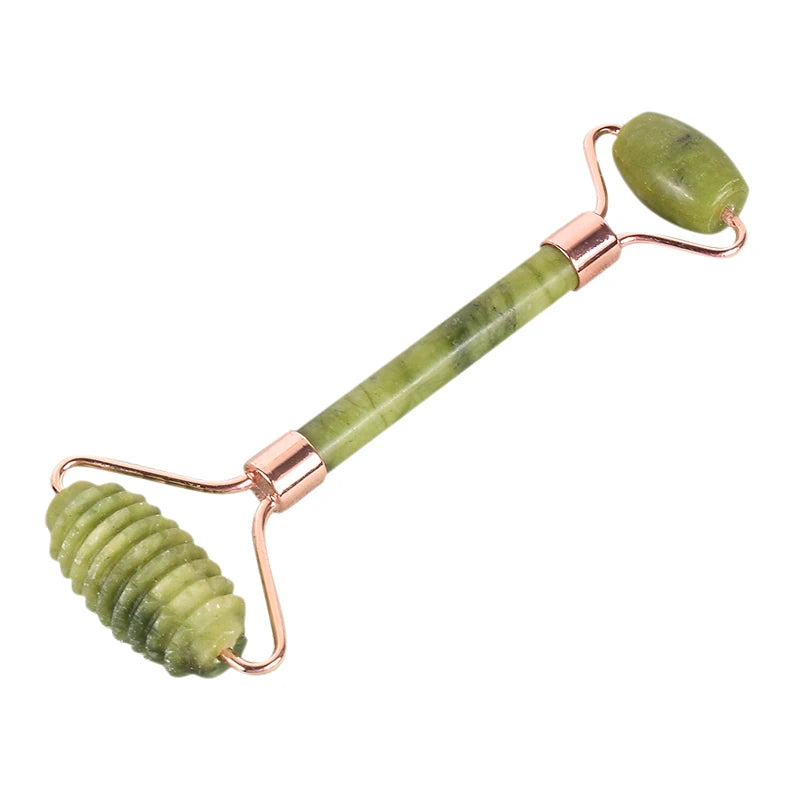 Rose Gold Jade Roller and Gua Sha Set