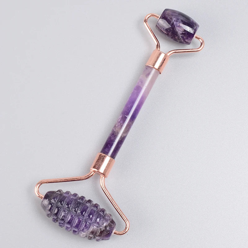 Rose Gold Jade Roller and Gua Sha Set