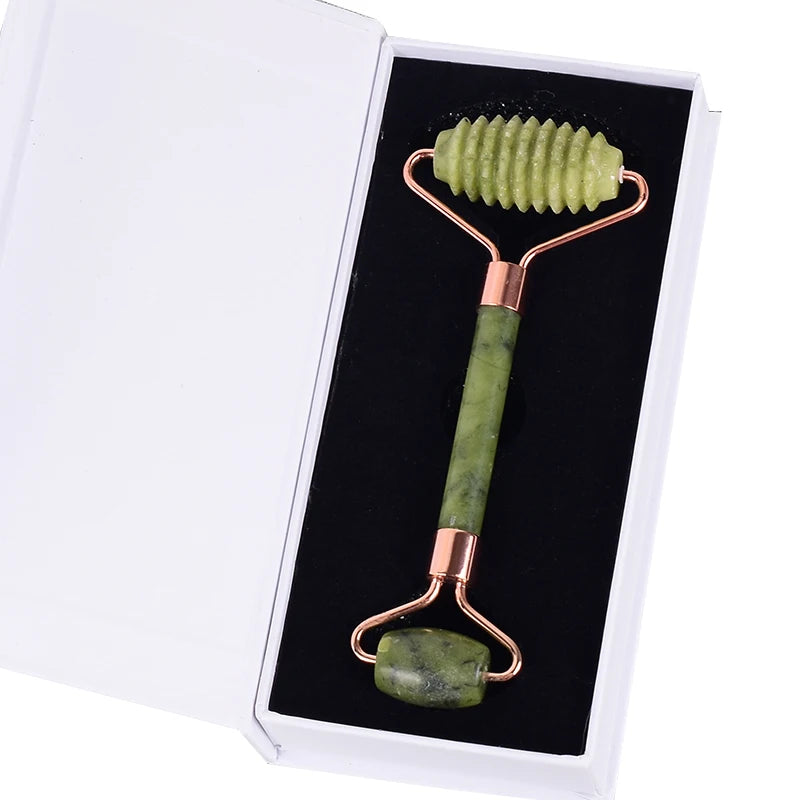 Rose Gold Jade Roller and Gua Sha Set
