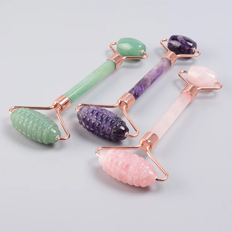 Rose Gold Jade Roller and Gua Sha Set