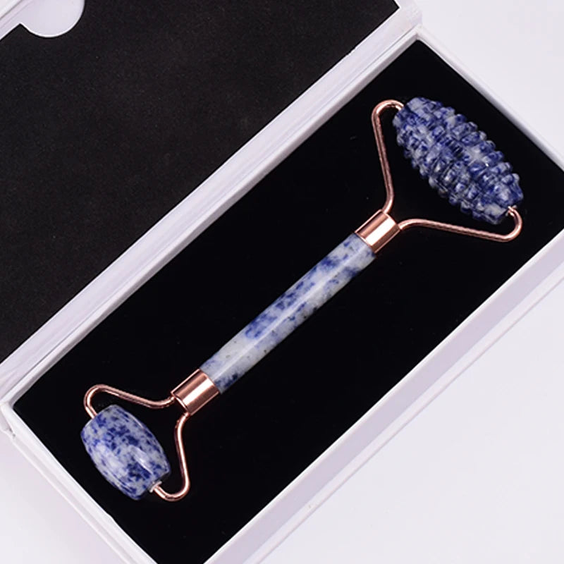 Rose Gold Jade Roller and Gua Sha Set
