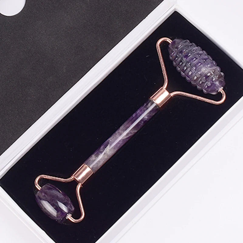 Rose Gold Jade Roller and Gua Sha Set