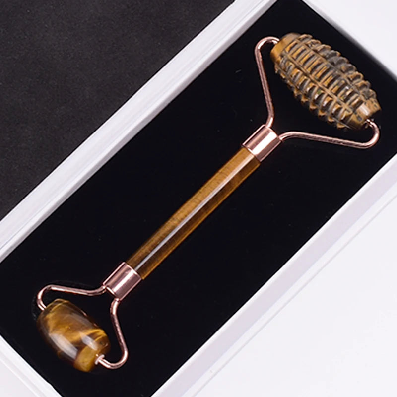 Rose Gold Jade Roller and Gua Sha Set