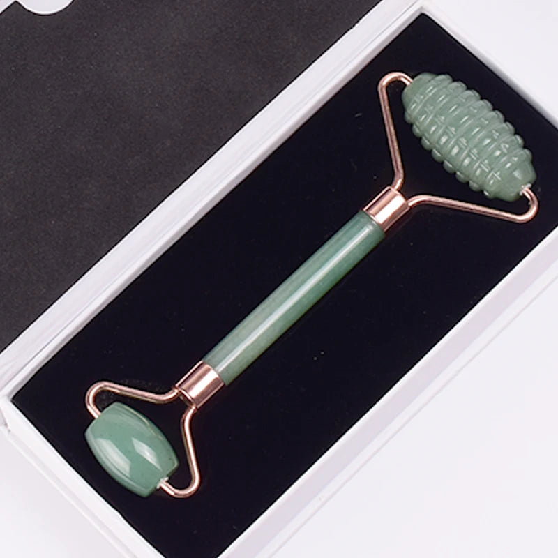 Rose Gold Jade Roller and Gua Sha Set