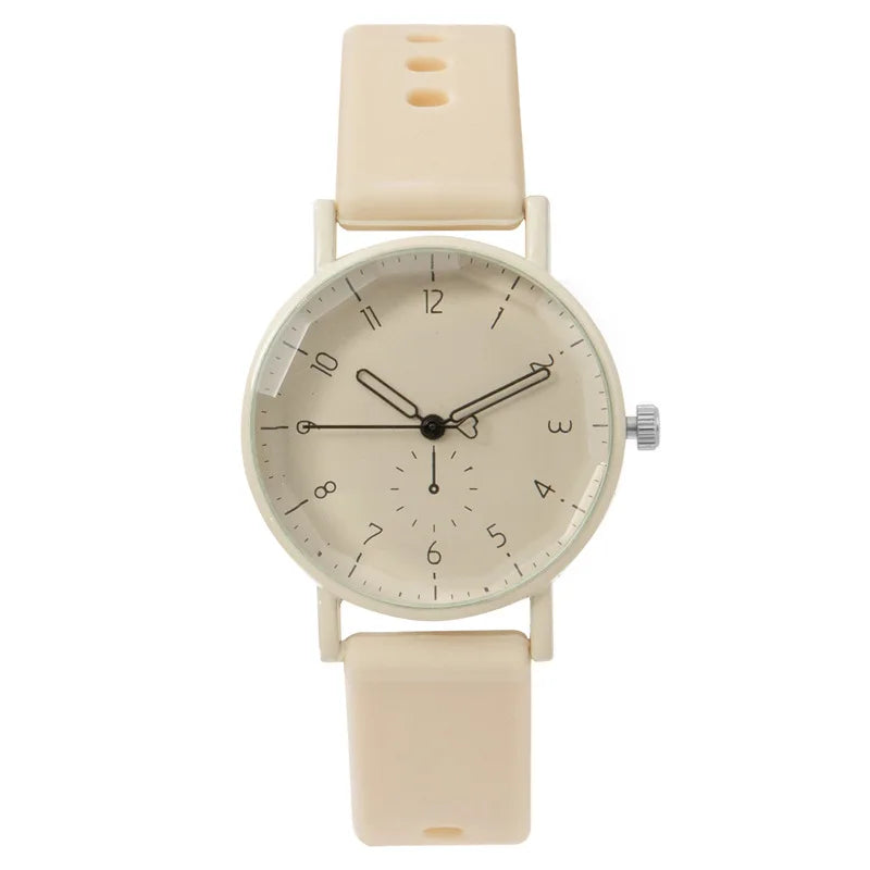 Dial Candy Color Silicone Watch