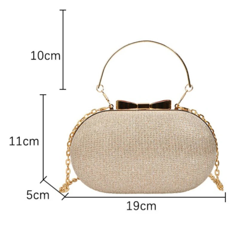 Luxury Sequined Crossbody Dinner Clutch