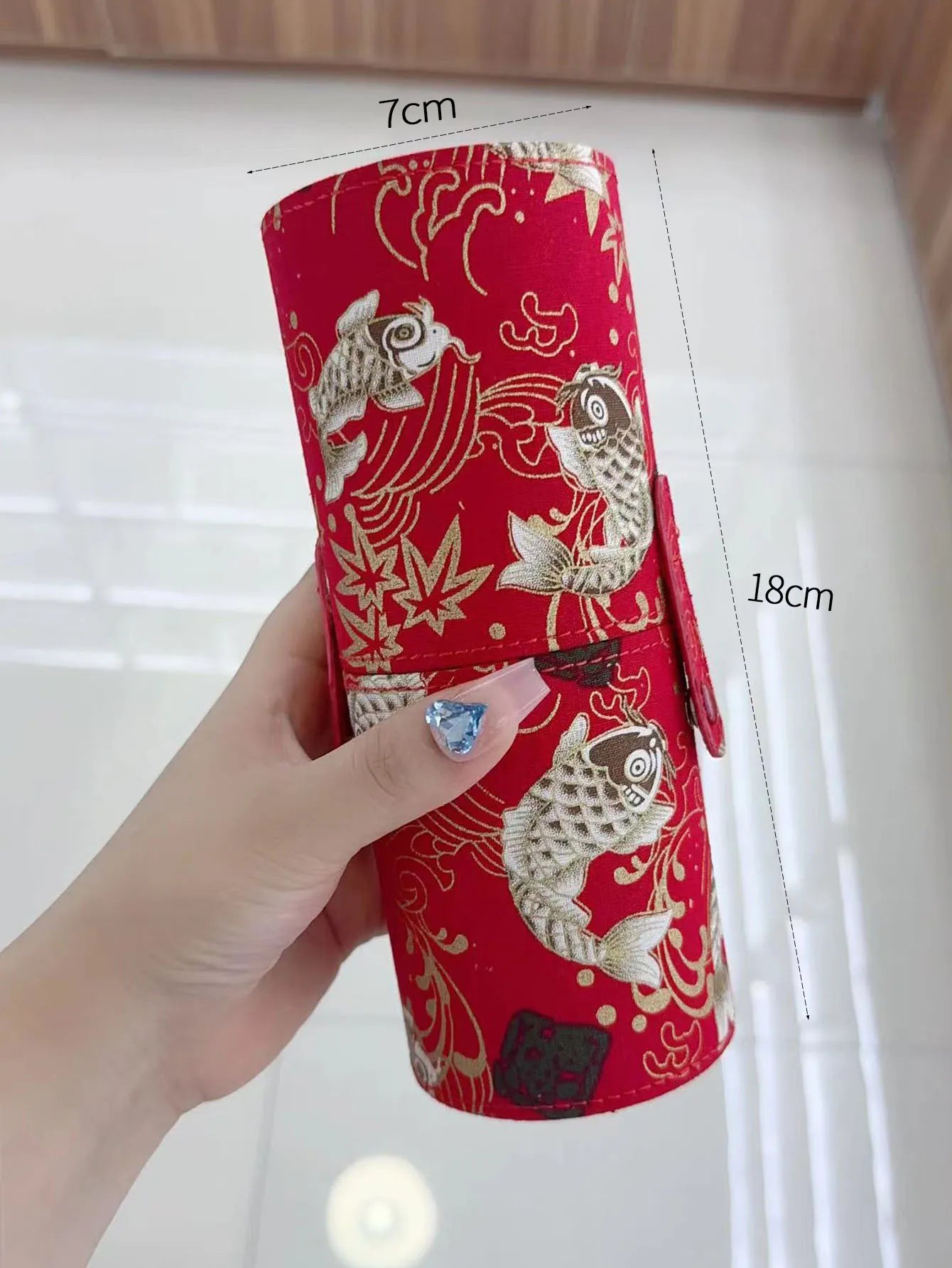 Large Capacity Cylinder Makeup Brush Organizer
