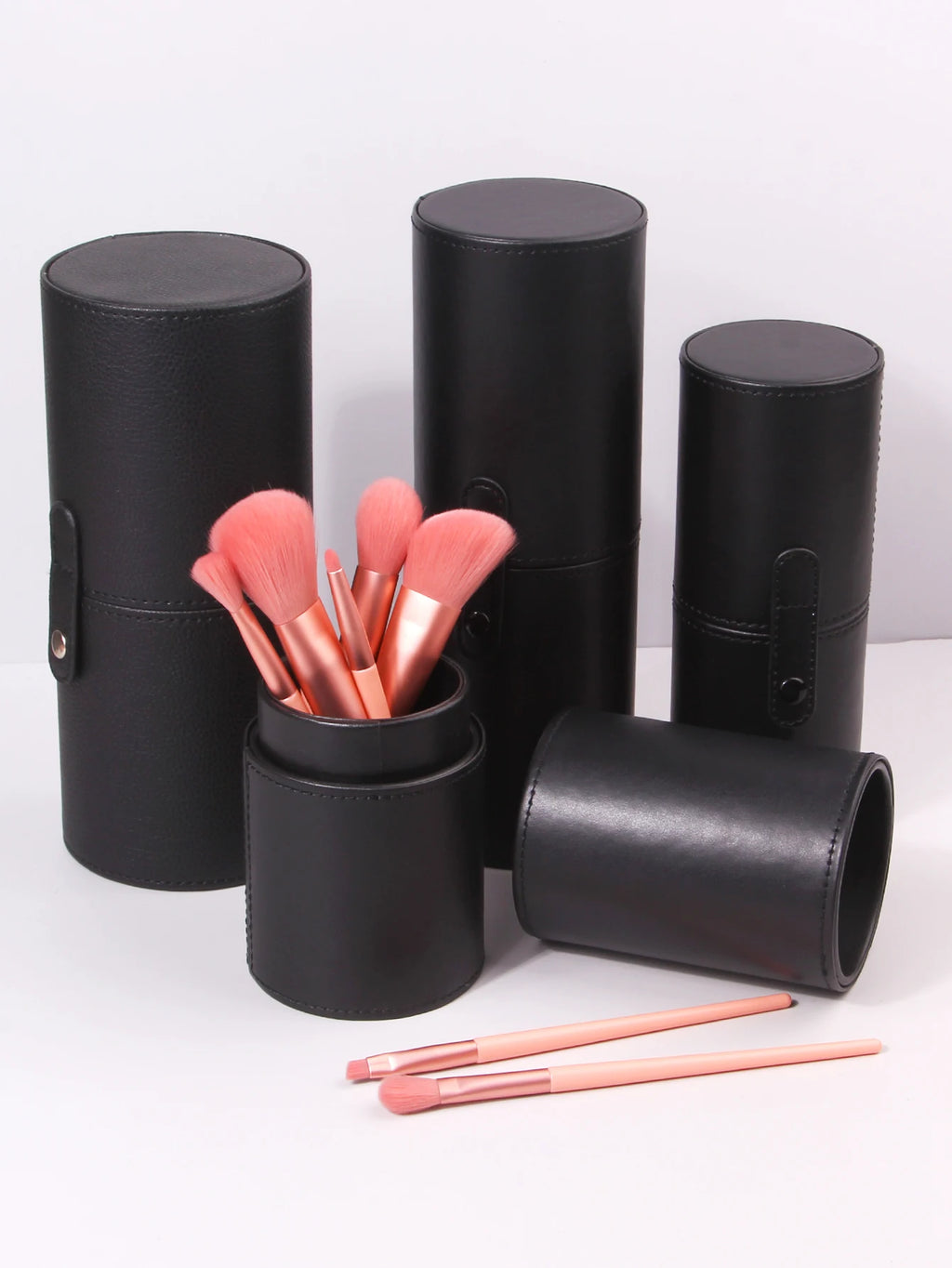Large Capacity Cylinder Makeup Brush Organizer