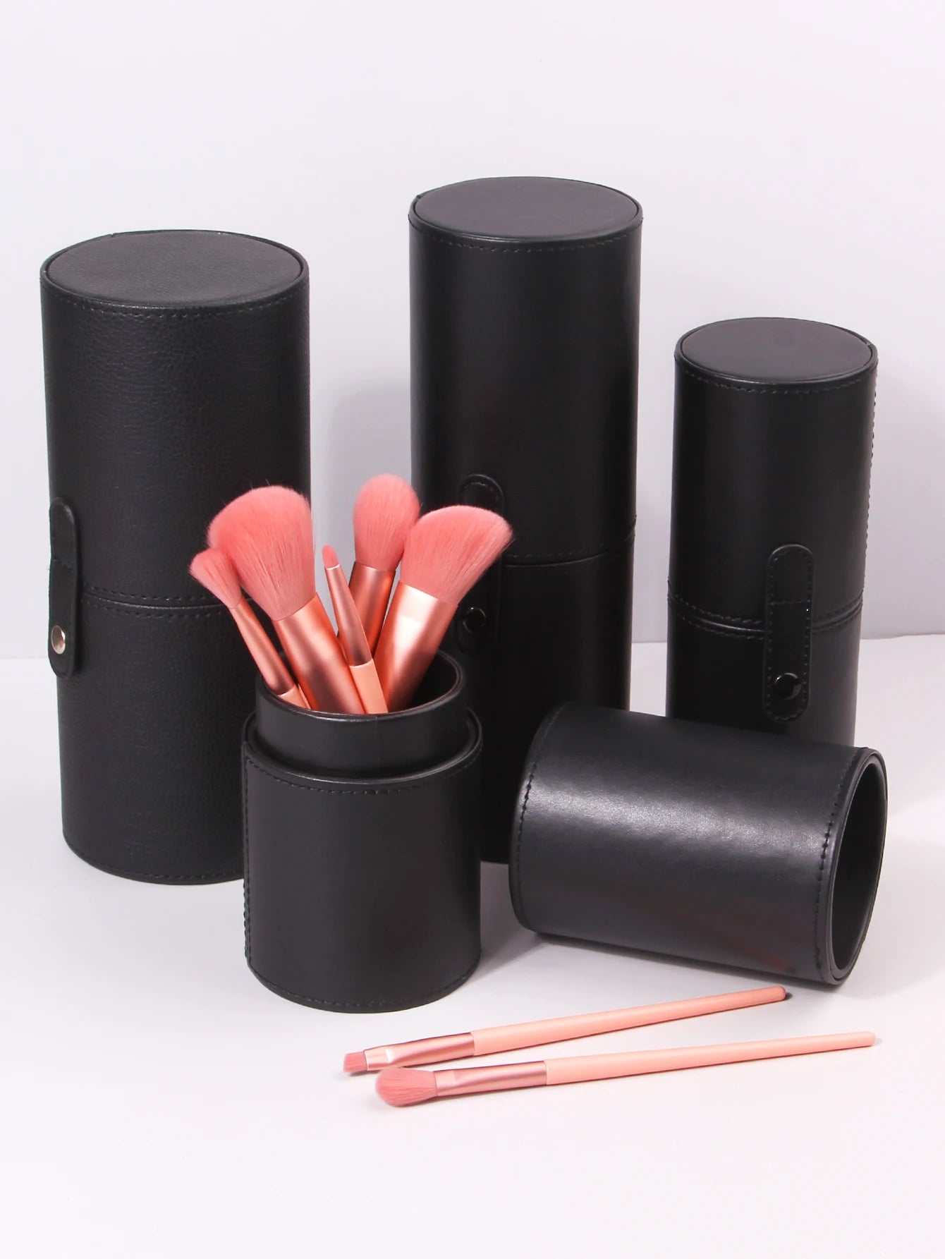 Large Capacity Cylinder Makeup Brush Organizer