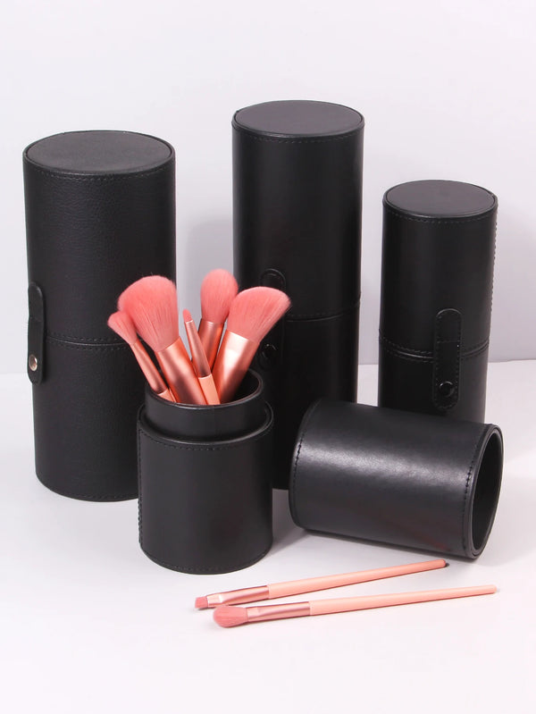 Large Capacity Cylinder Makeup Brush Organizer