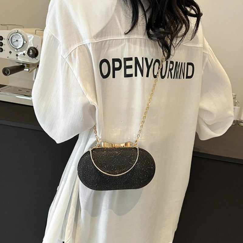 Luxury Sequined Crossbody Dinner Clutch