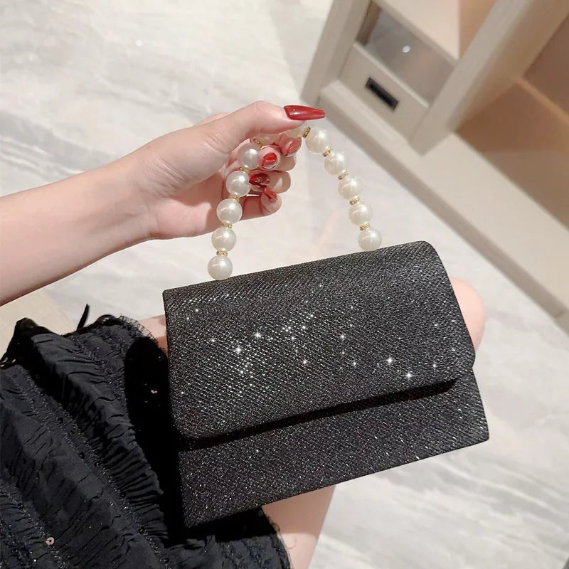 Luxury Sequined Crossbody Dinner Clutch
