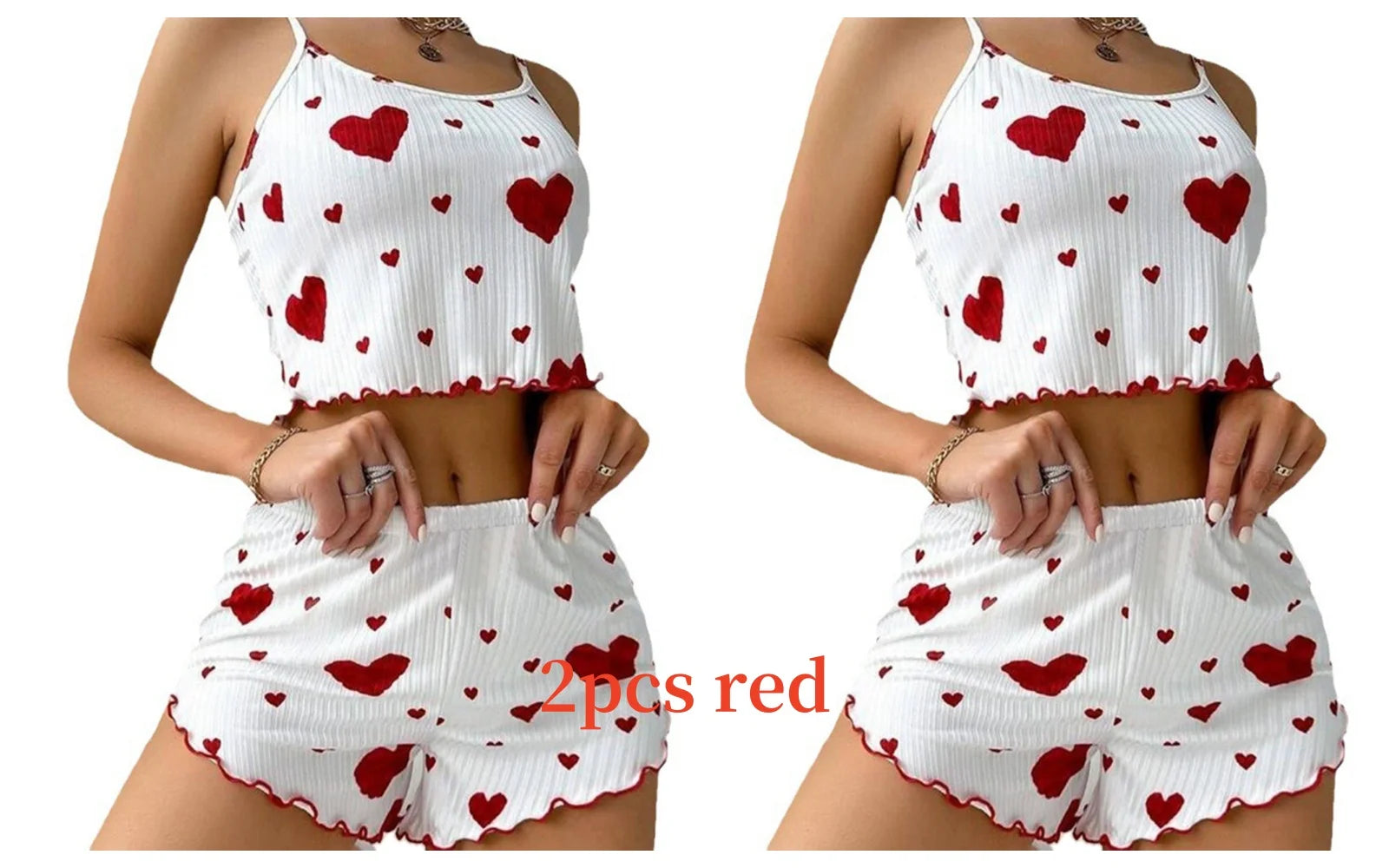 Soft Printed Tank and Shorts Sleepwear