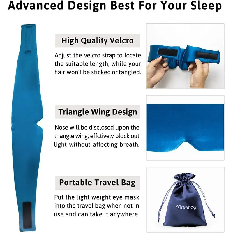 Premium 100% Mulberry Silk Sleep Mask