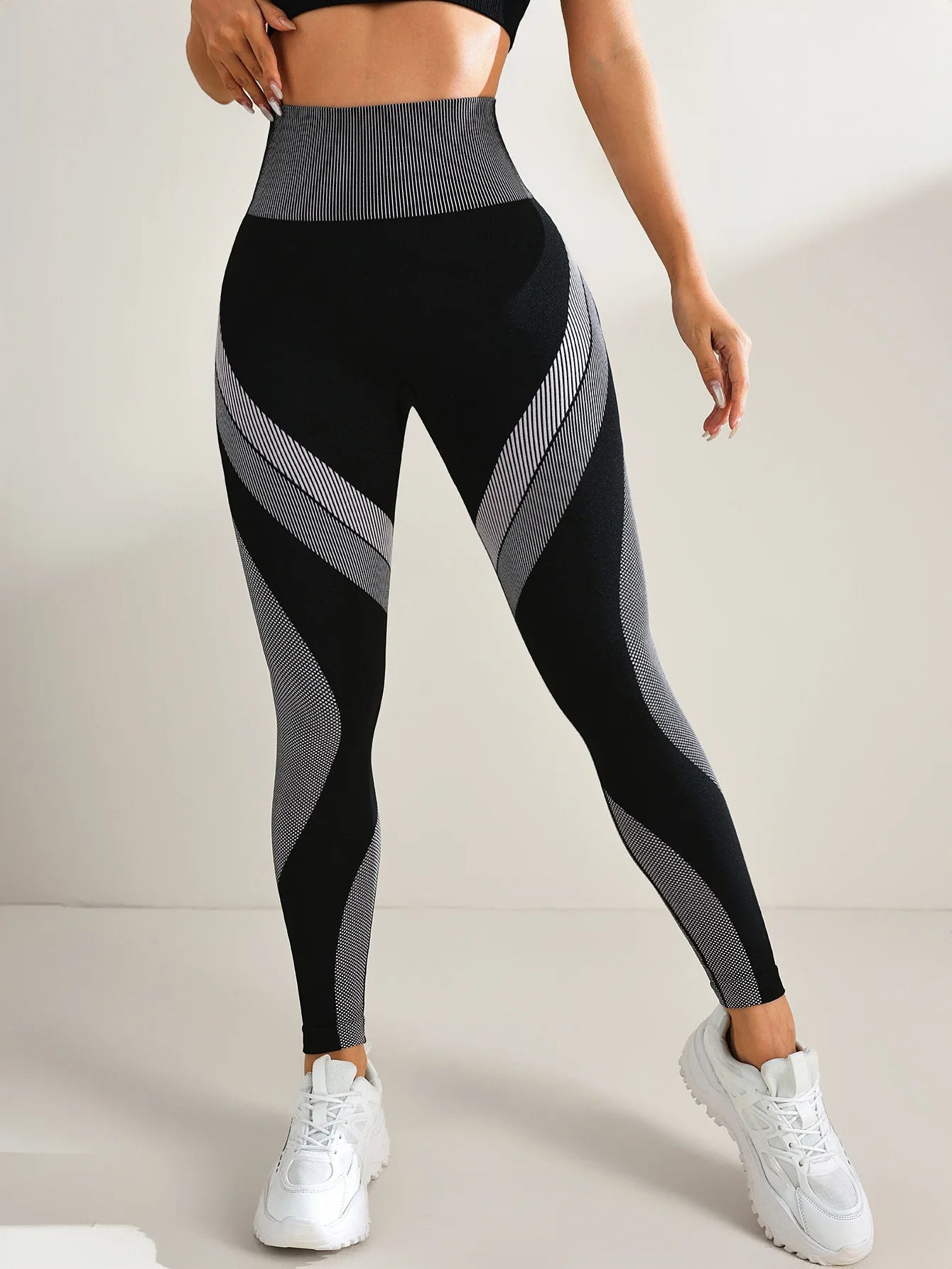 High-Waist Seamless Scrunch Yoga Leggings
