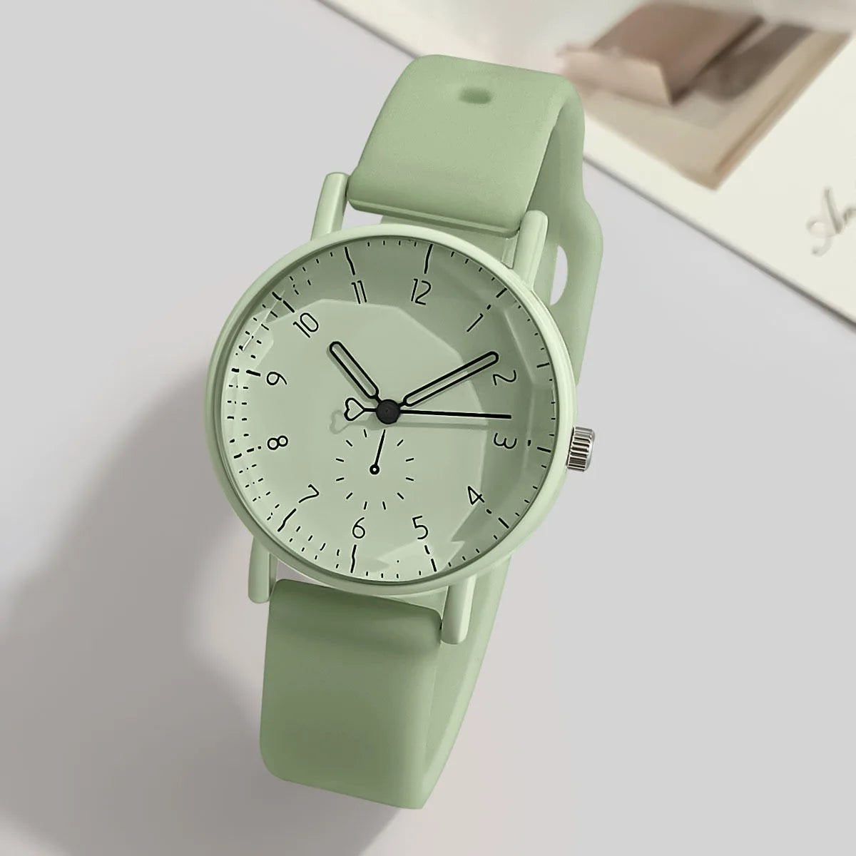 Dial Candy Color Silicone Watch
