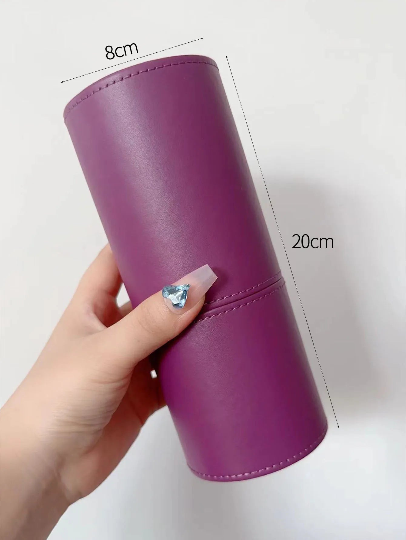 Large Capacity Cylinder Makeup Brush Organizer