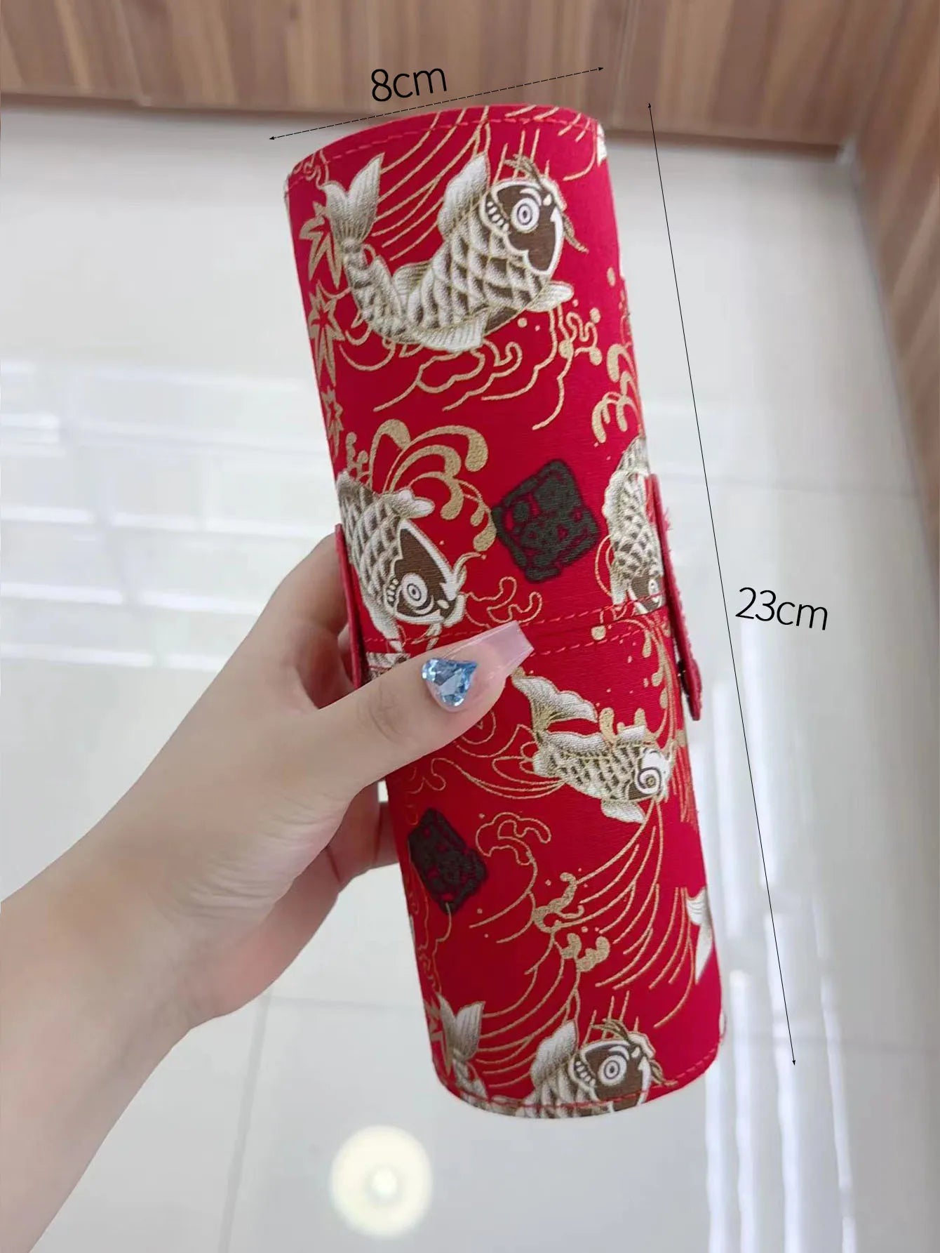Large Capacity Cylinder Makeup Brush Organizer