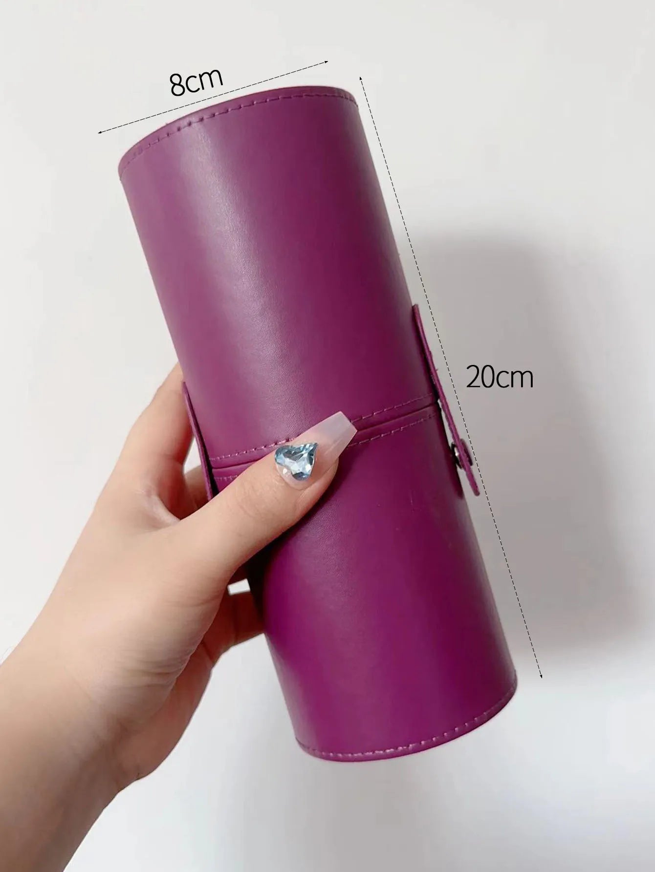 Large Capacity Cylinder Makeup Brush Organizer