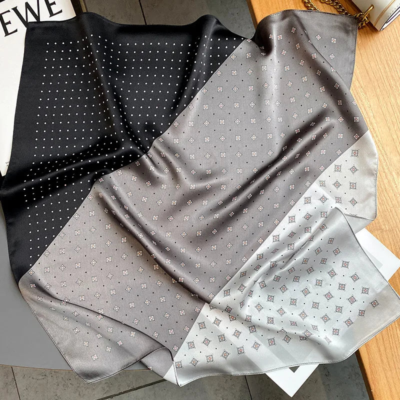 Elegant 100% Natural Silk Square Scarf