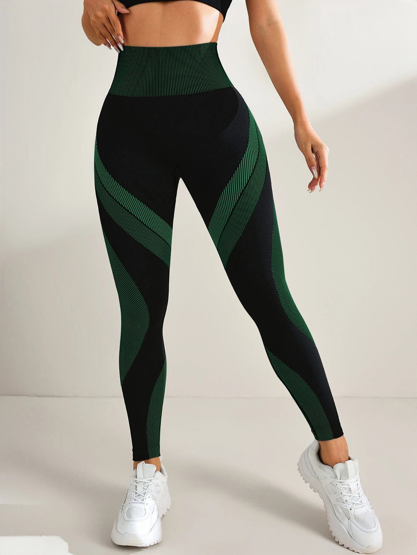 High-Waist Seamless Scrunch Yoga Leggings