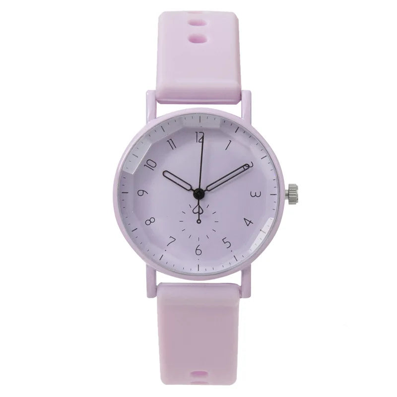 Dial Candy Color Silicone Watch