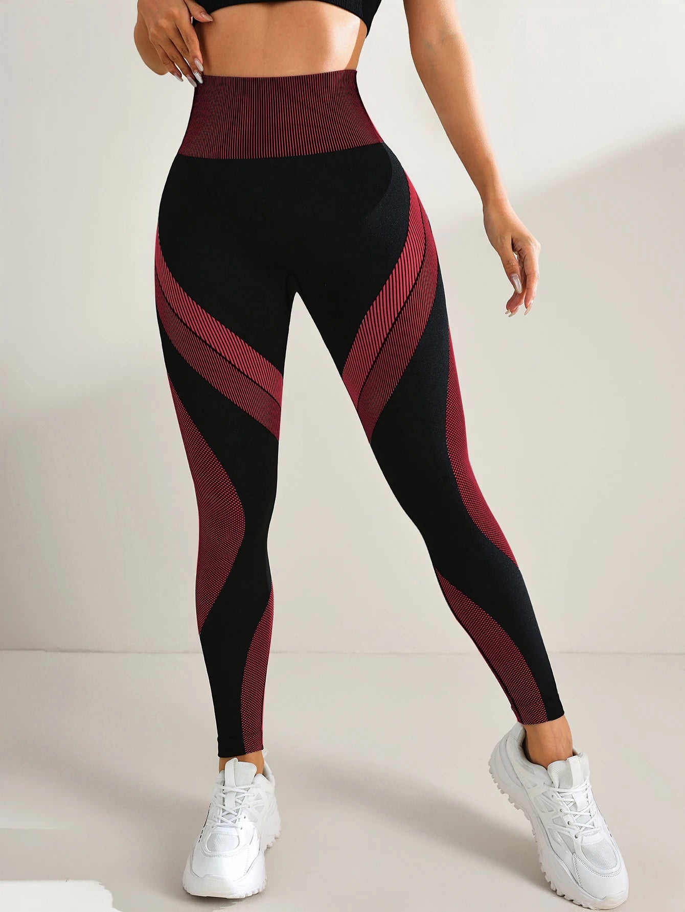 High-Waist Seamless Scrunch Yoga Leggings