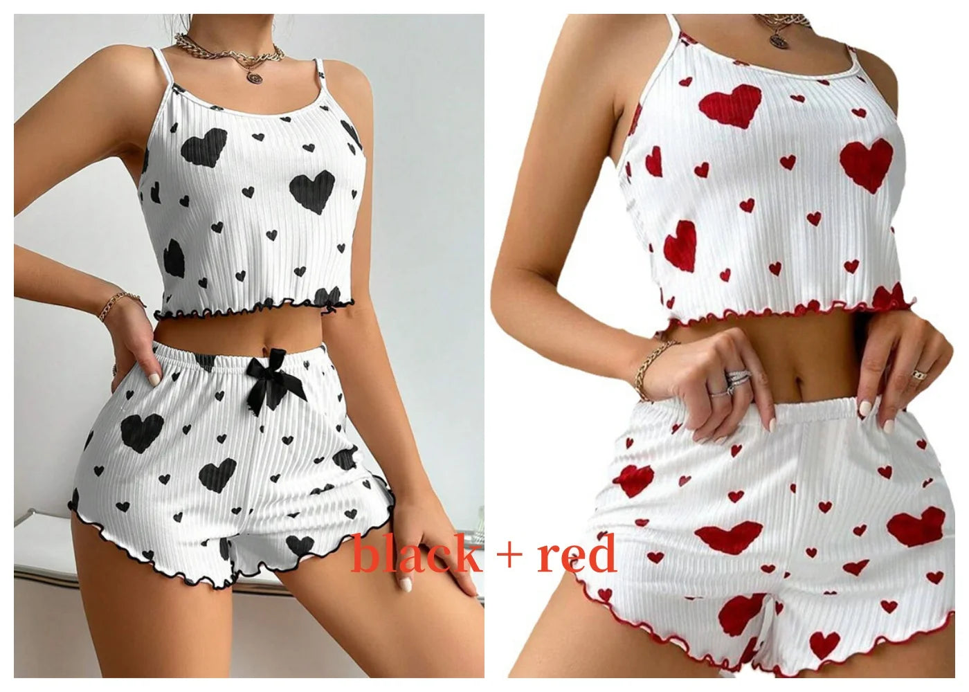 Soft Printed Tank and Shorts Sleepwear