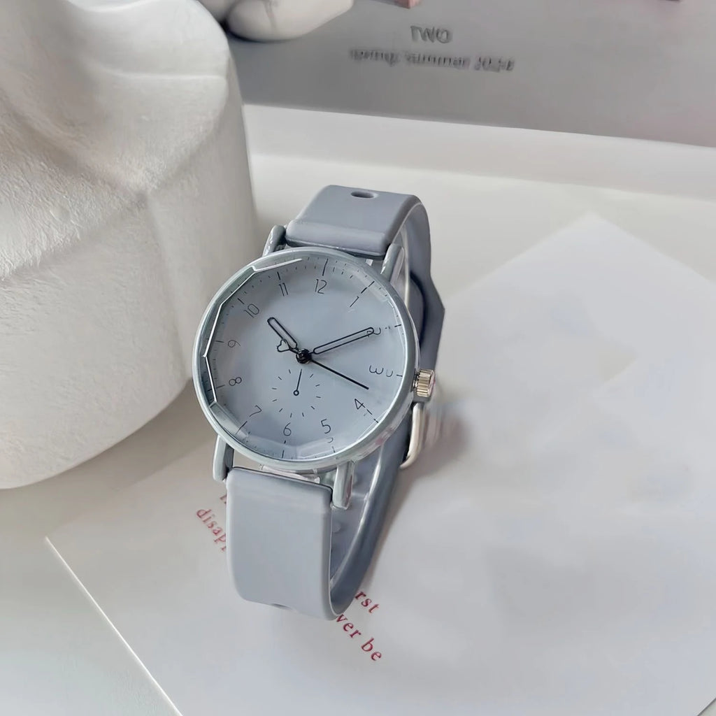 Dial Candy Color Silicone Watch