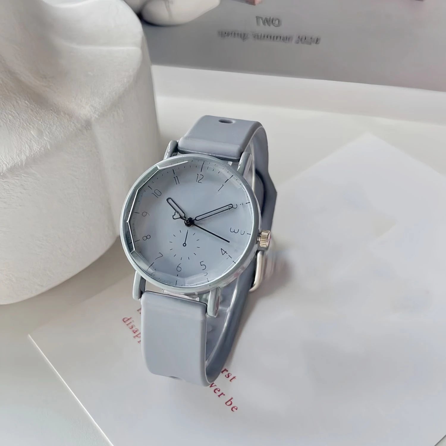 Dial Candy Color Silicone Watch