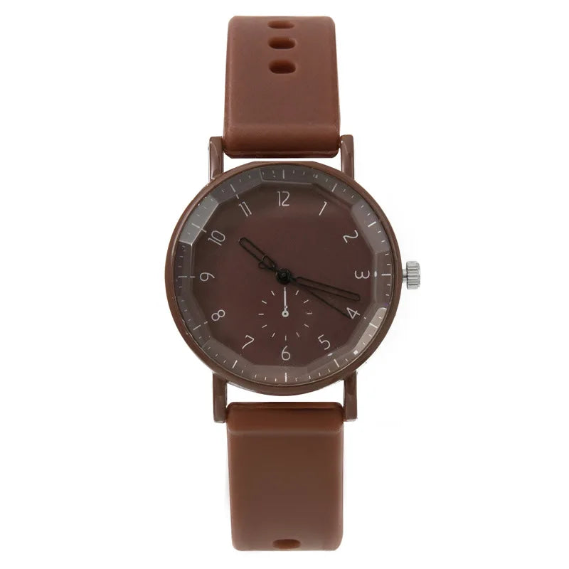 Dial Candy Color Silicone Watch