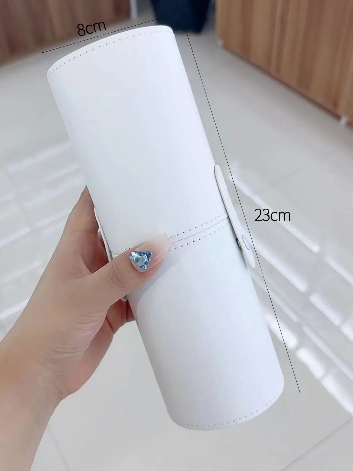 Large Capacity Cylinder Makeup Brush Organizer