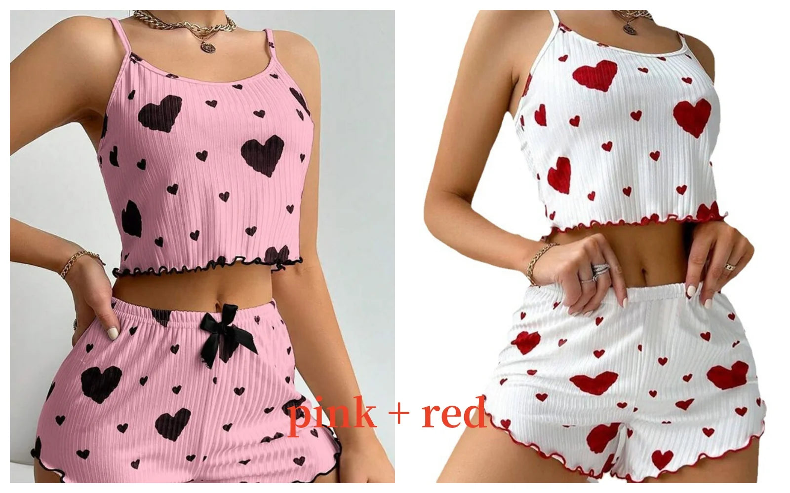 Soft Printed Tank and Shorts Sleepwear