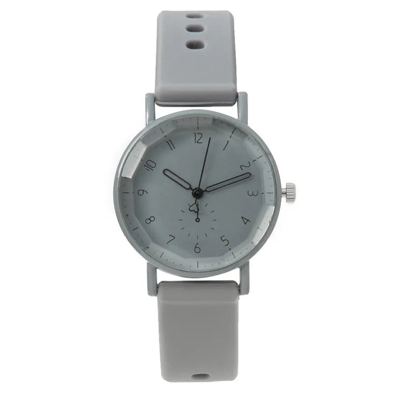 Dial Candy Color Silicone Watch