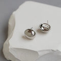 Lightweight Smooth Gold Teardrop Earrings