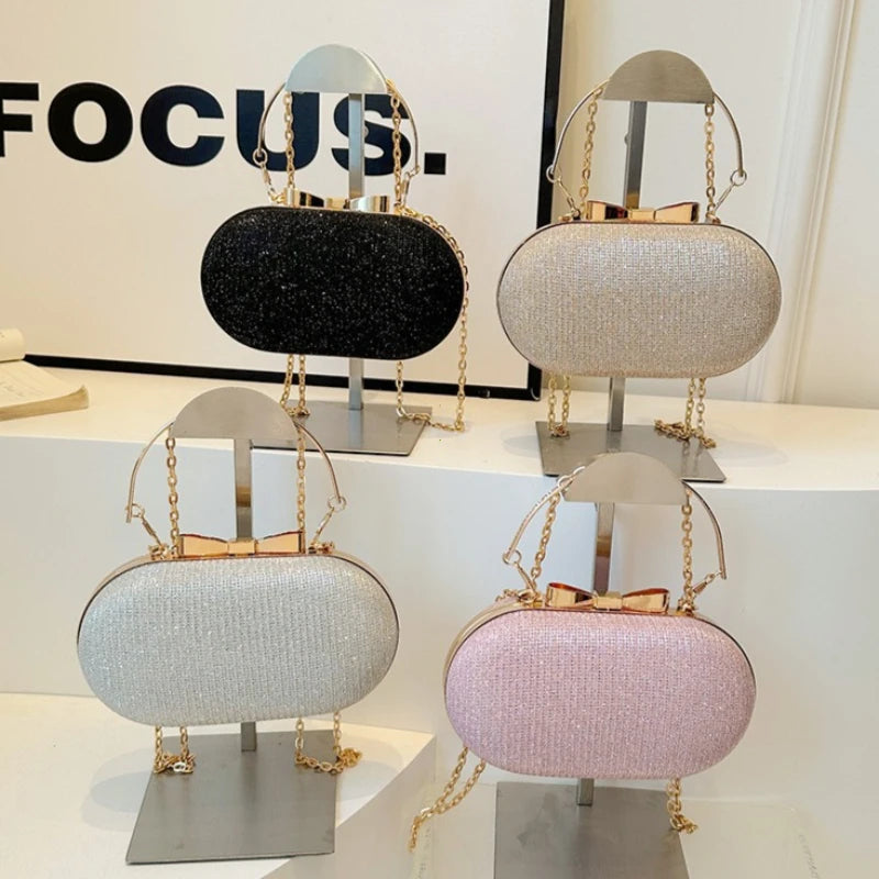 Luxury Sequined Crossbody Dinner Clutch