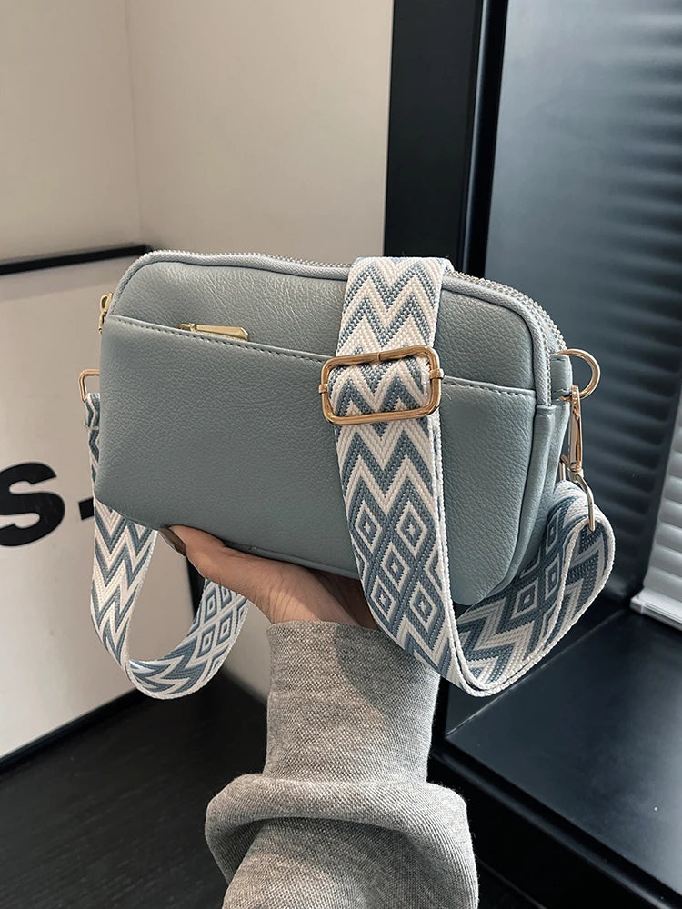 Minimalist Vegan Leather Crossbody Bag