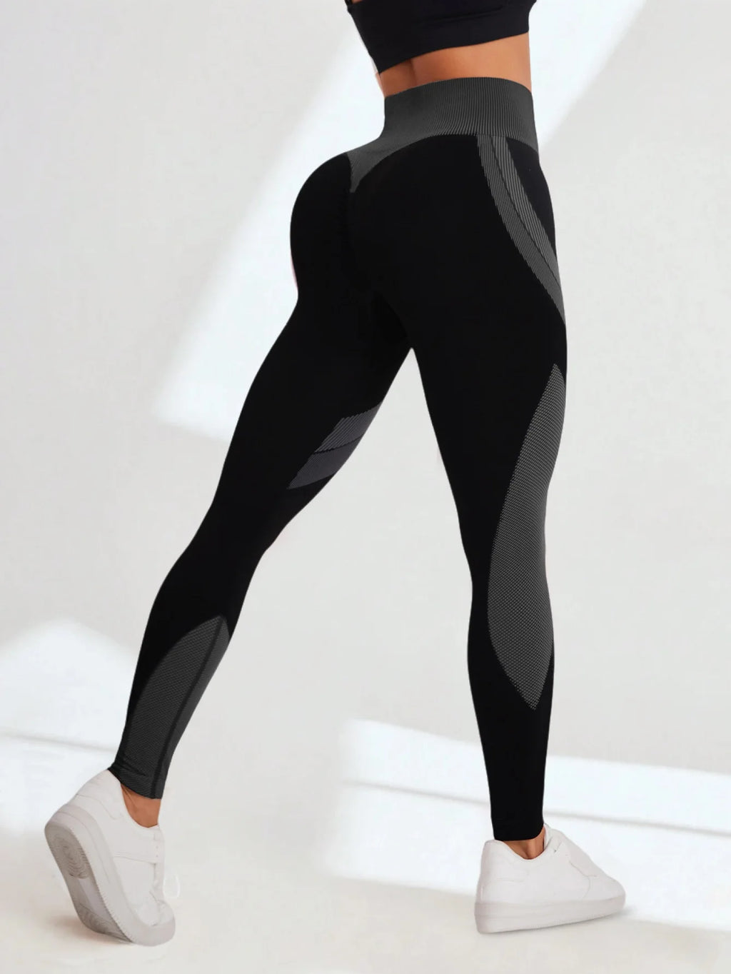 High-Waist Seamless Scrunch Yoga Leggings