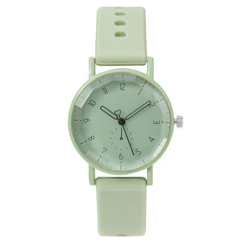 Dial Candy Color Silicone Watch