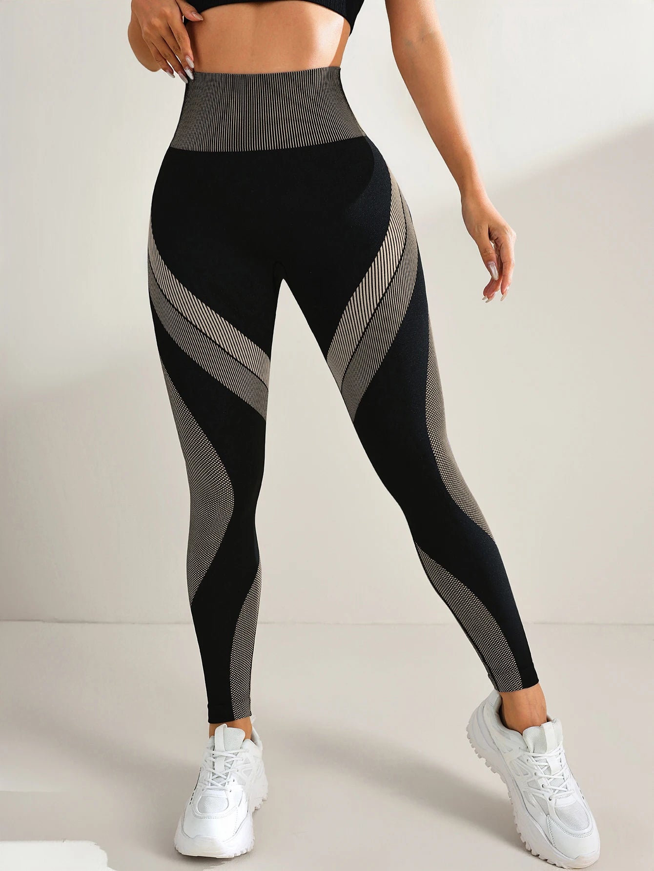 High-Waist Seamless Scrunch Yoga Leggings