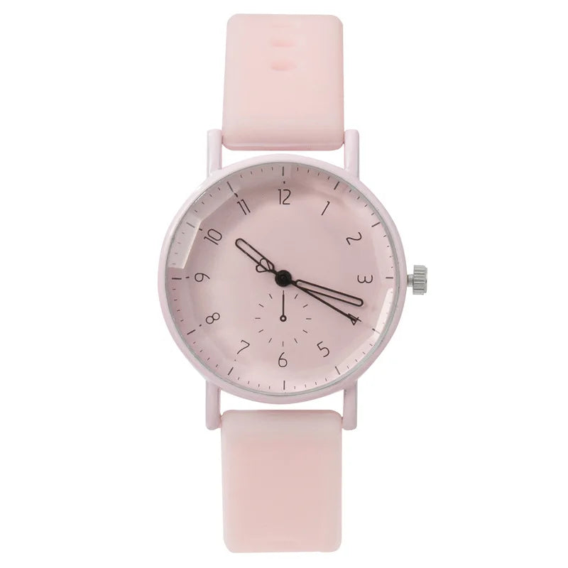 Dial Candy Color Silicone Watch