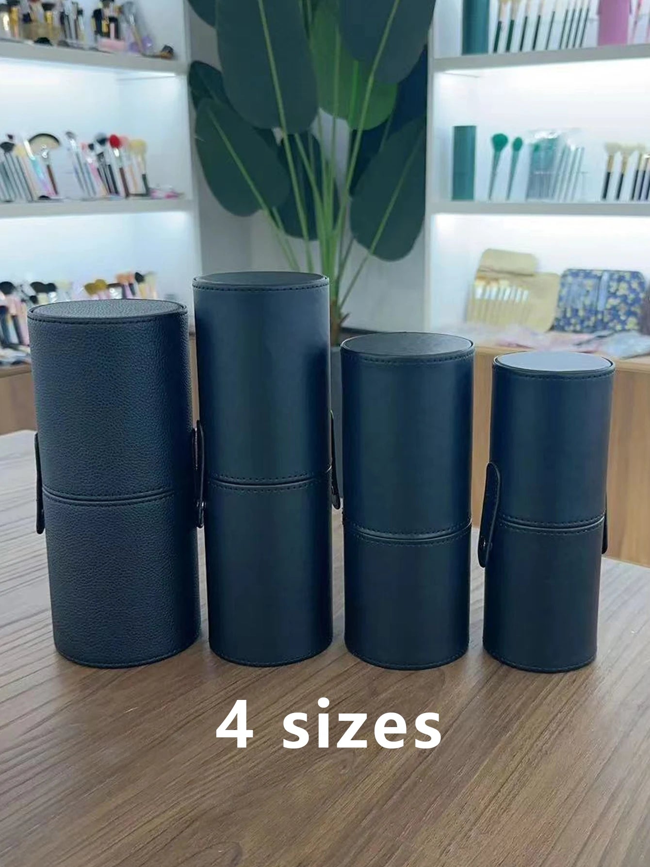 Large Capacity Cylinder Makeup Brush Organizer
