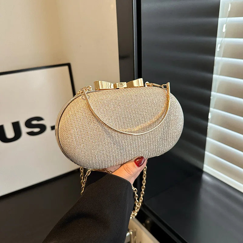 Luxury Sequined Crossbody Dinner Clutch