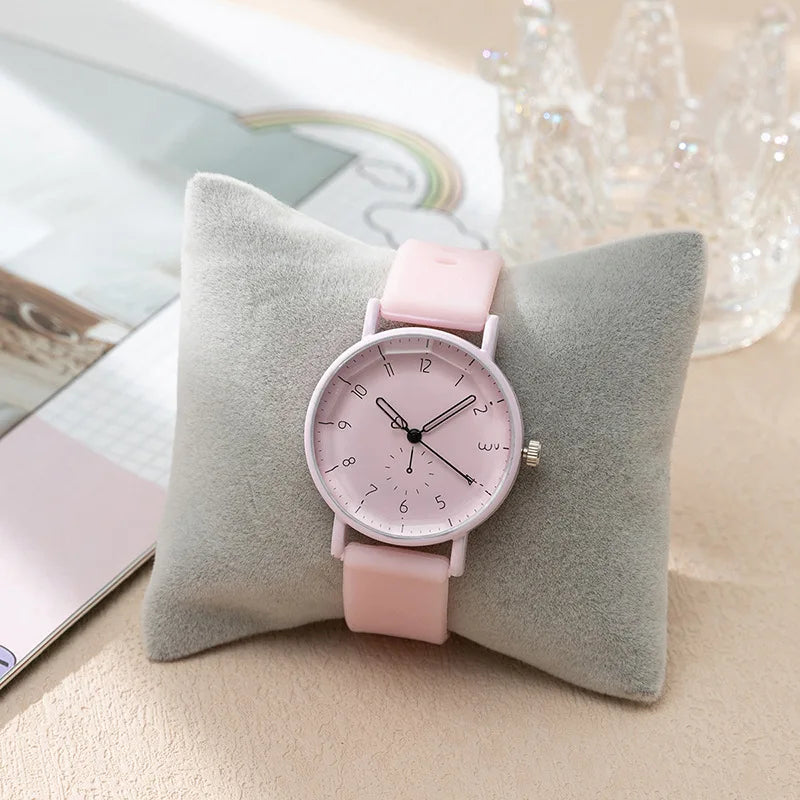Dial Candy Color Silicone Watch