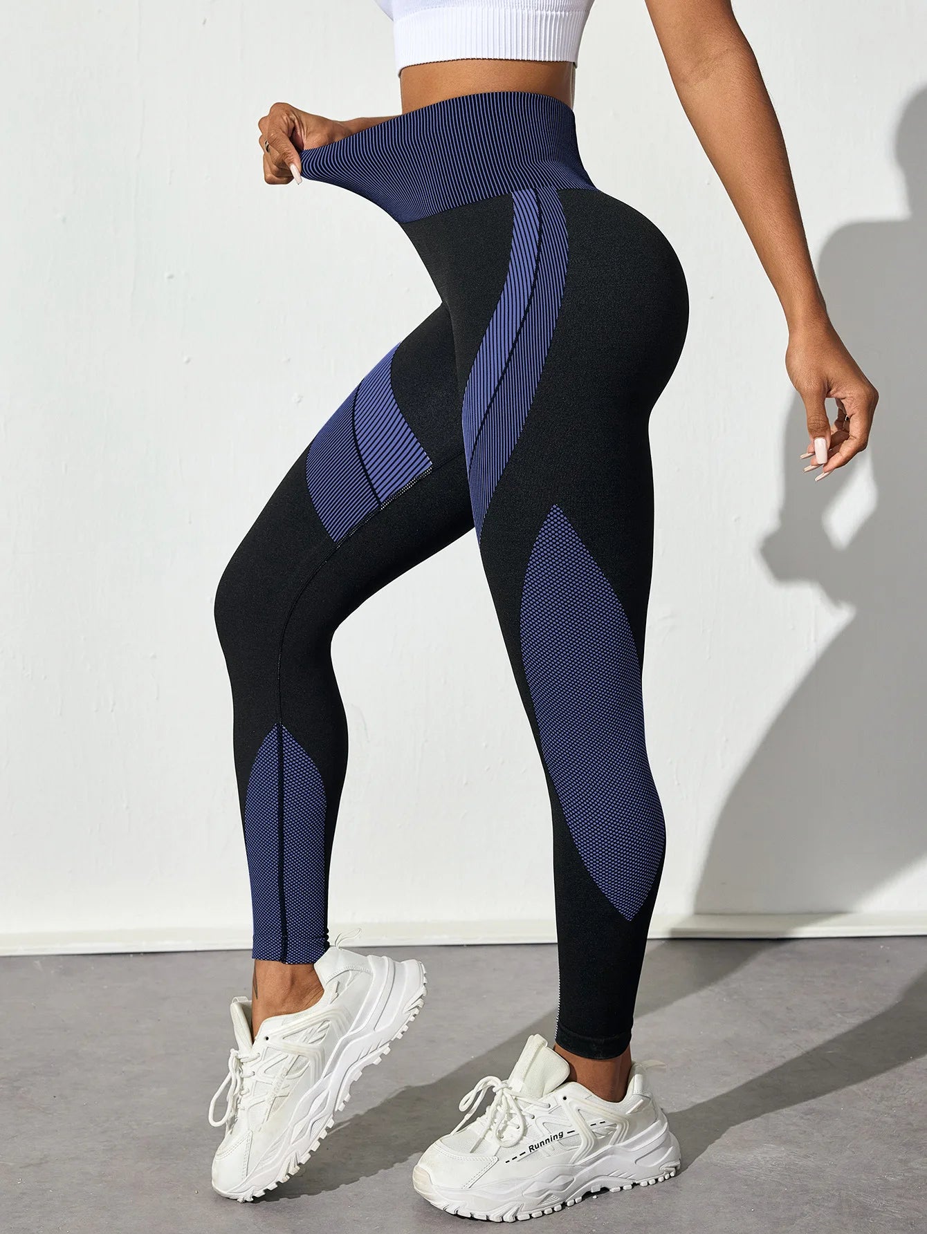 High-Waist Seamless Scrunch Yoga Leggings