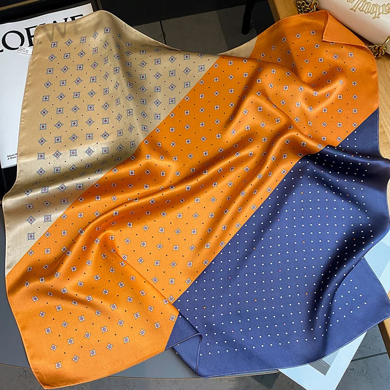 Elegant 100% Natural Silk Square Scarf
