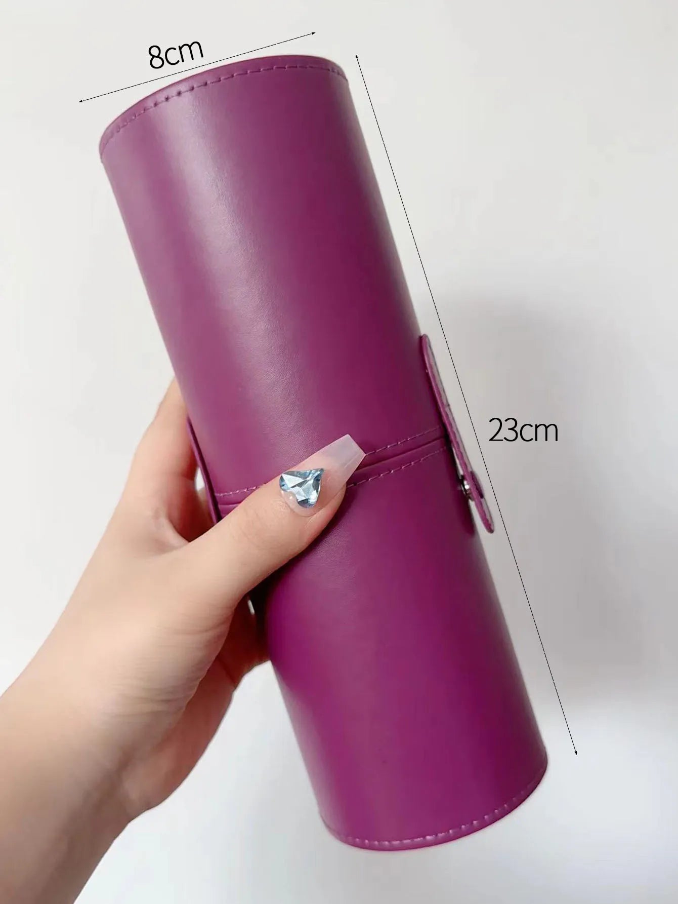 Large Capacity Cylinder Makeup Brush Organizer